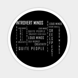 introvert minds Magnet